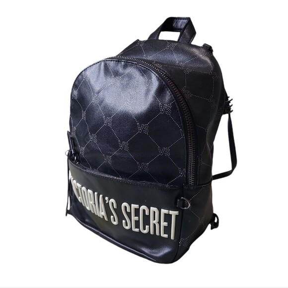 EUC Victoria\'s Secret women\'s small faux leather backpack \